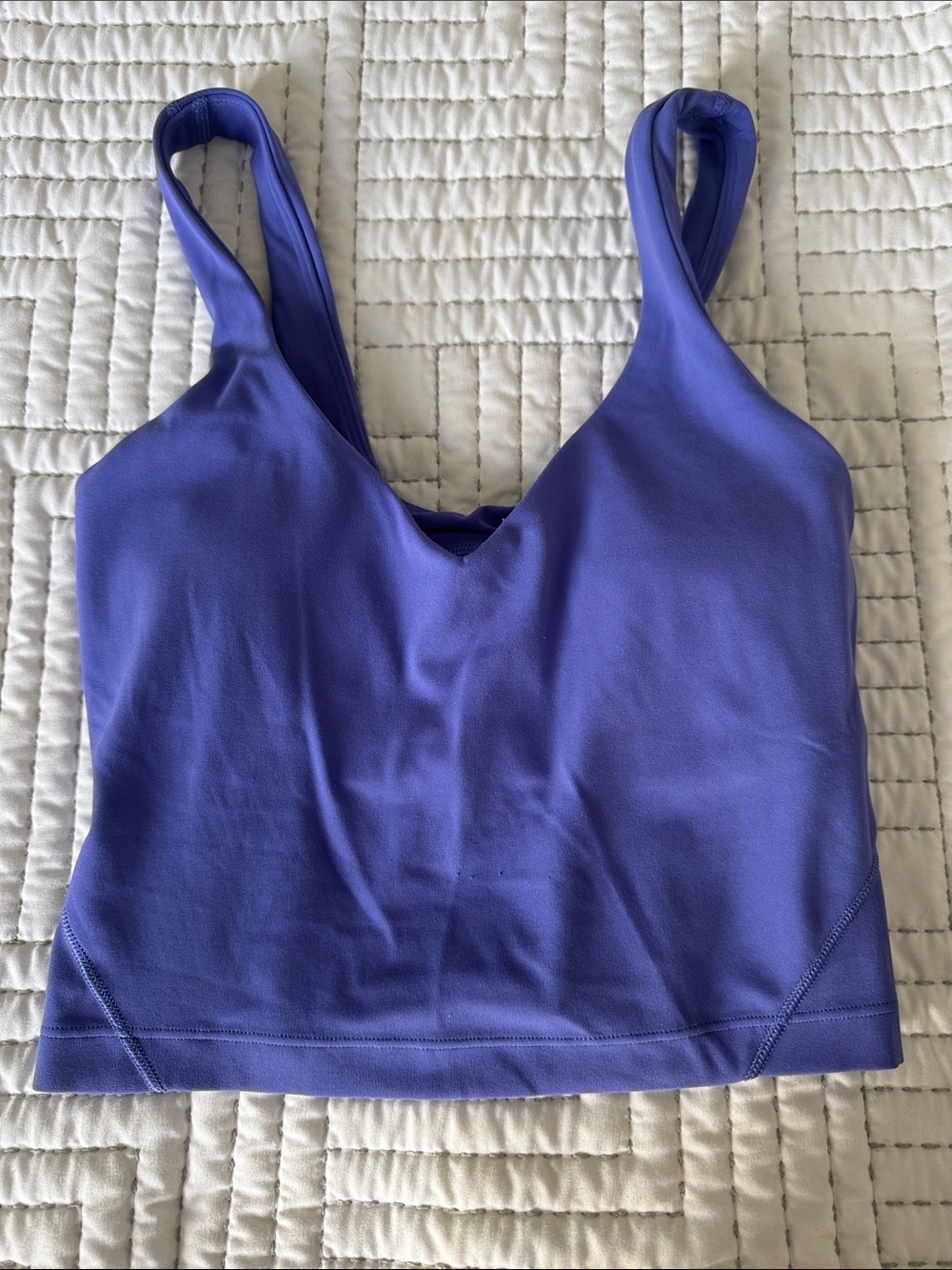 lululemon athletica Purple Crop Tank Top